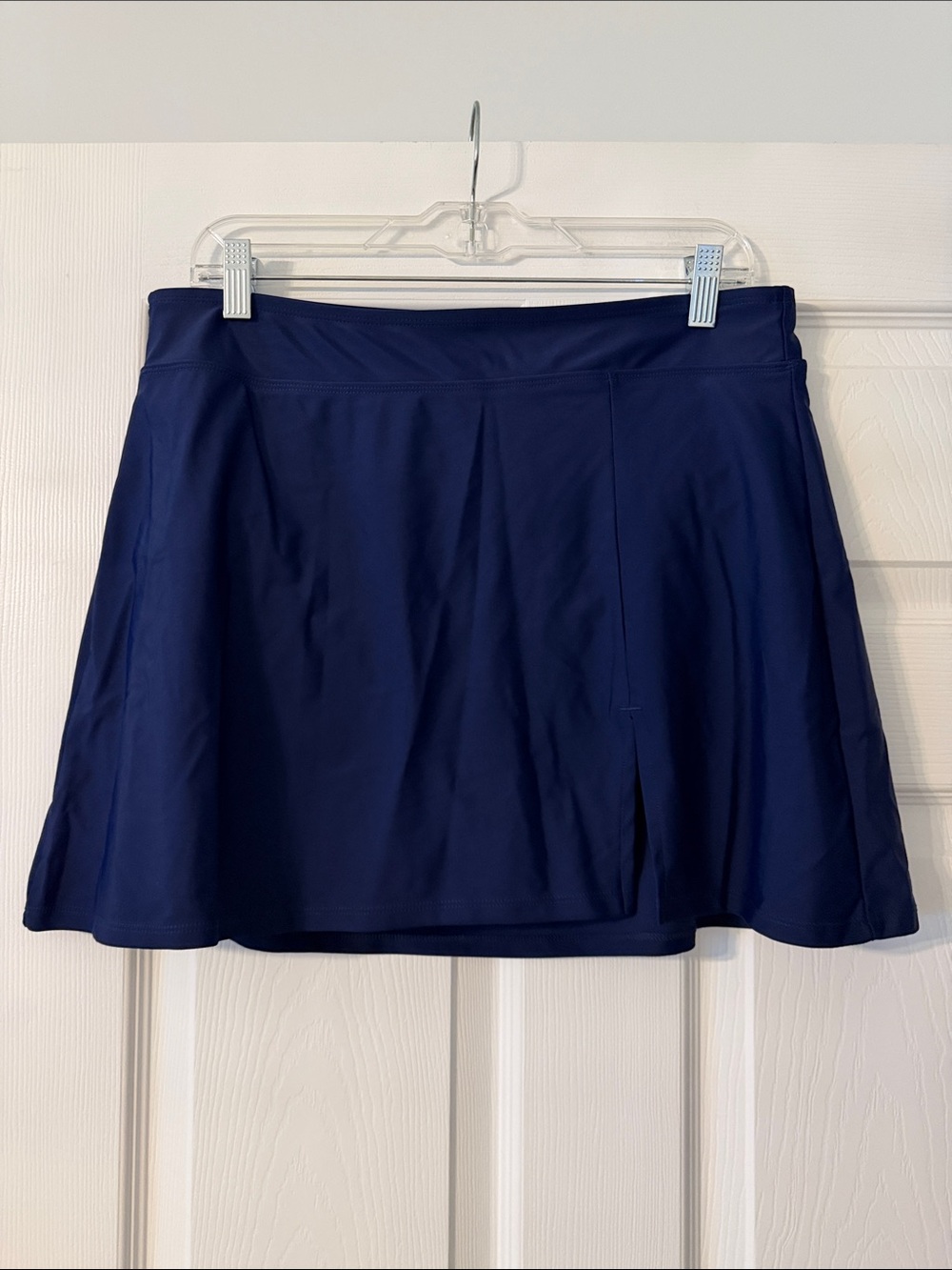 Lands' End Navy A-Line Active Skirt for swim size L brand new length 16” W 32” - Picture 1 of 8